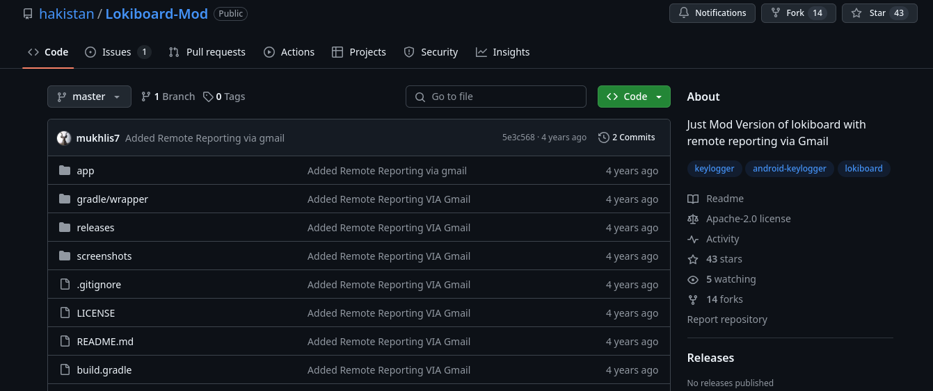 Lokiboad-mod A very Advanced Android keylogger